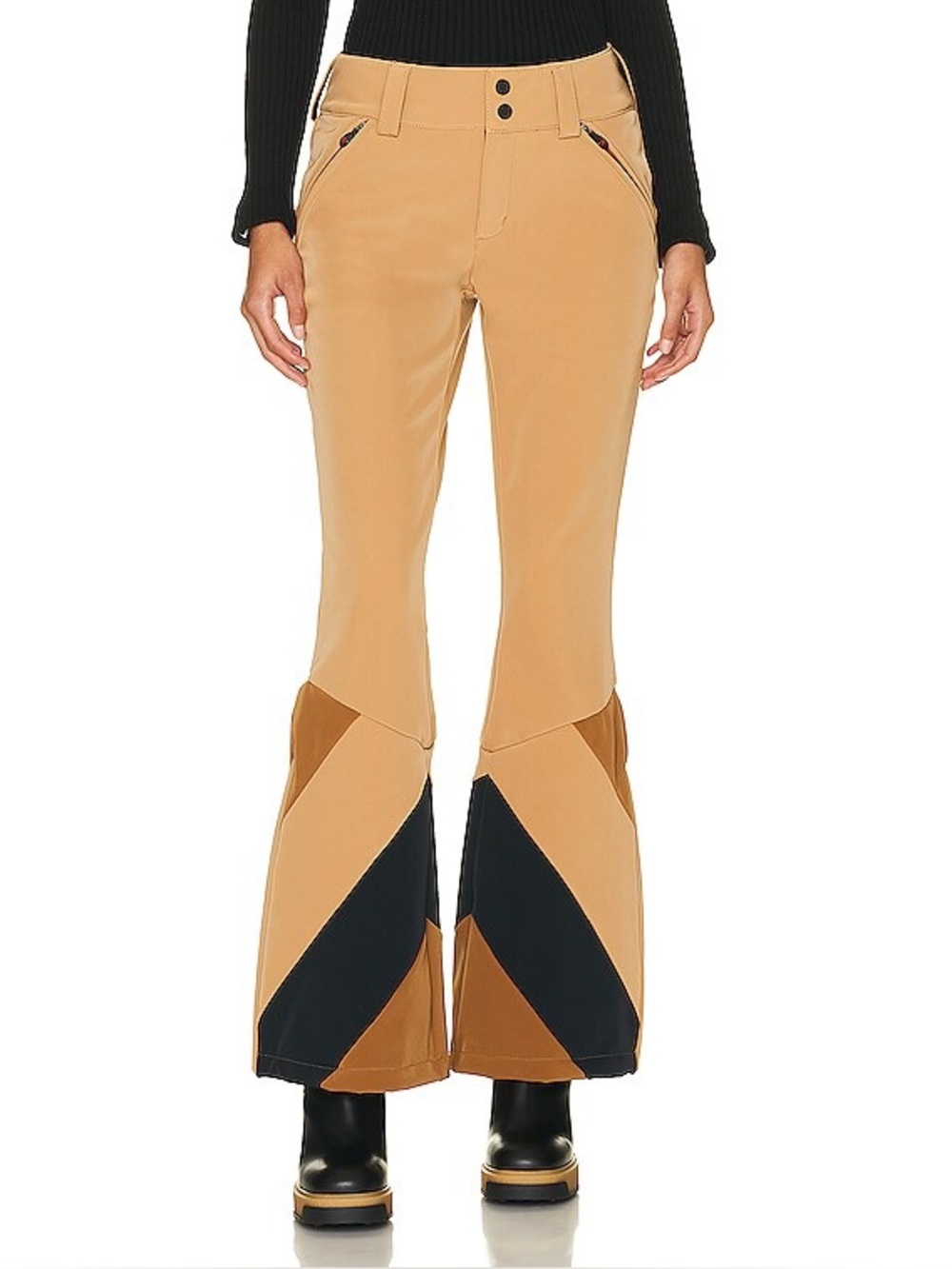 Perfect Moment‎ Women’s Arctic Flare Ski Pants In Brown Sugar Size XS